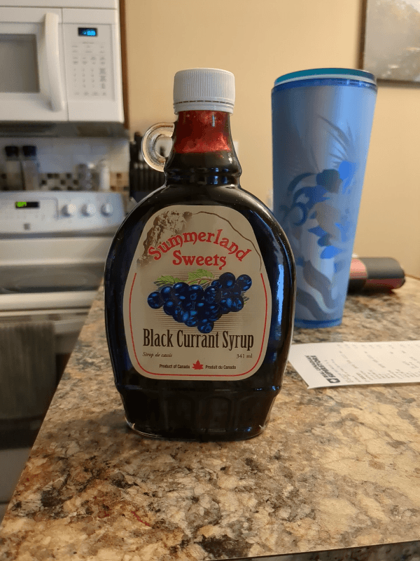 Summerland Sweets Black Currant Syrup