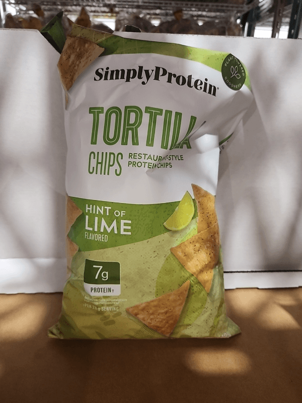 Simply Protein Tortilla Chips Hint Of Lime Flavor
