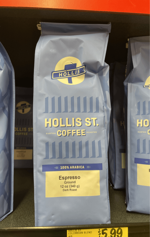 Hollis St. Coffee Dark Roast Espresso Ground Coffee
