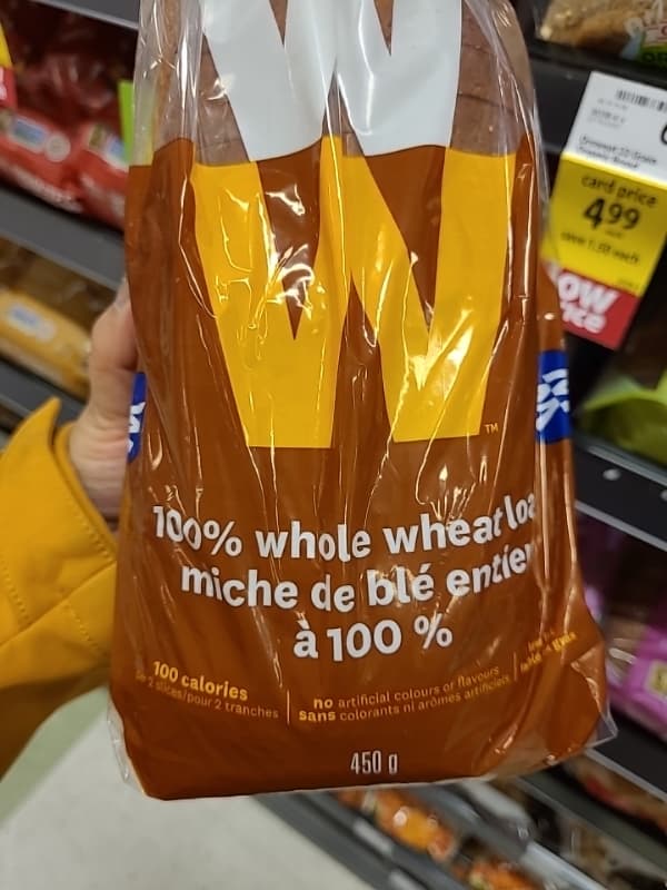 Ww 100% Whole Wheat Loaf