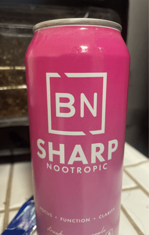 Bowmar Nutrition Sharp Nootropic Strawberry Pineapple Energy Drink