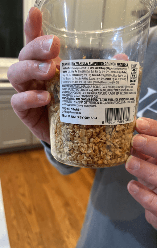 Aurora Natural Cranberry Vanilla Crunch Granola