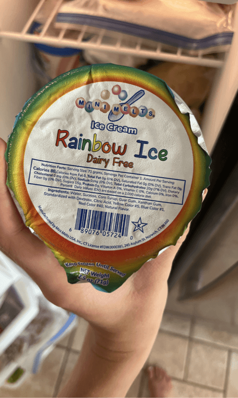 Mini Melts Ice Cream Rainbow Ice