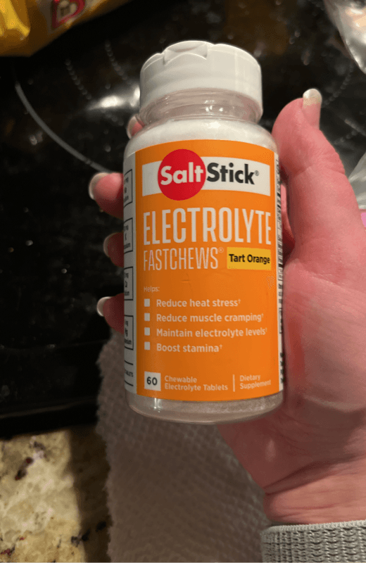 Salt Stick Electrolyte Fastchews Tart Orange Chewable Electrolyte