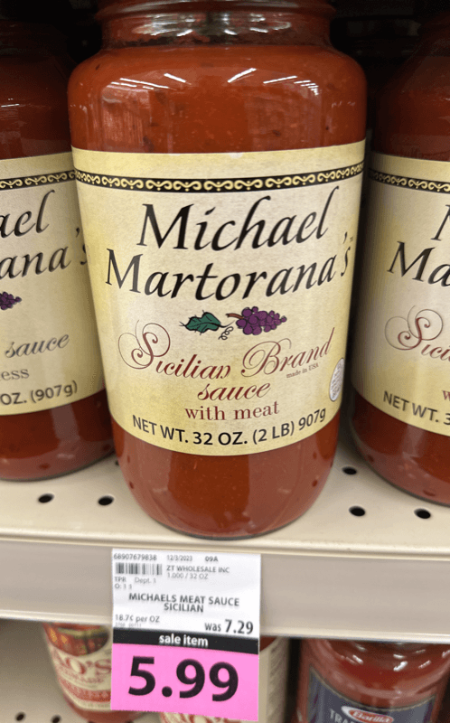 Michael Martorana'S Sicilian Brand Sauce