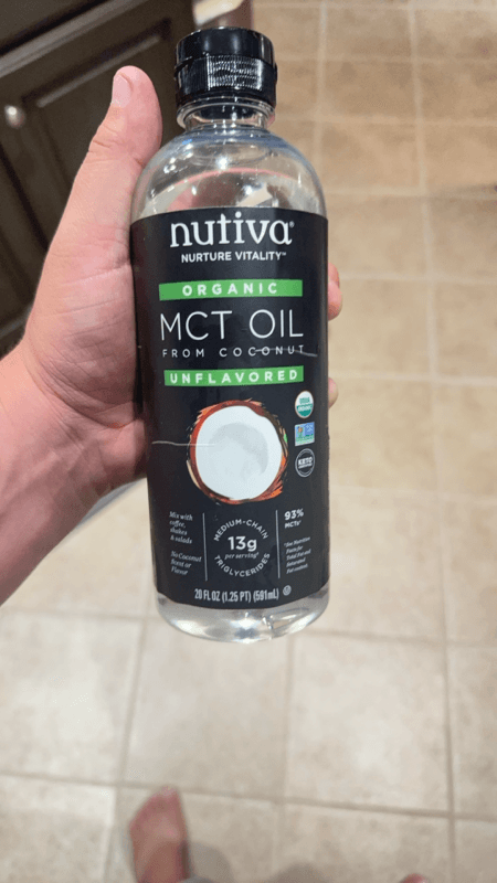 Nutiva Organic Unflavored Mct Oil From Coconut