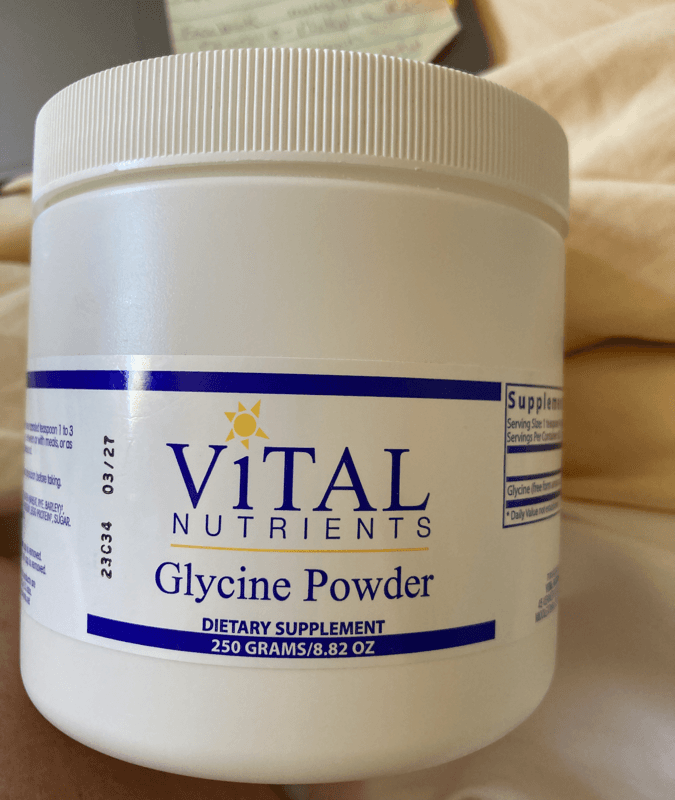 Vital Nutrients Glycine Powder Dietary Supplement
