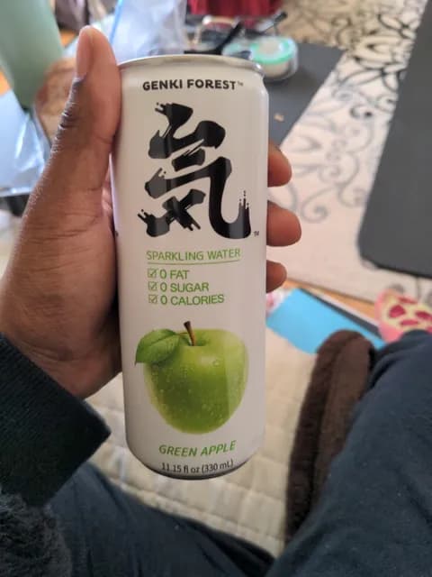 Genki Forest Sparkling Water Green Apple
