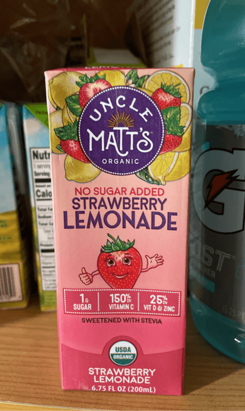 Uncle Matt'S Organic Strawberry Lemonade