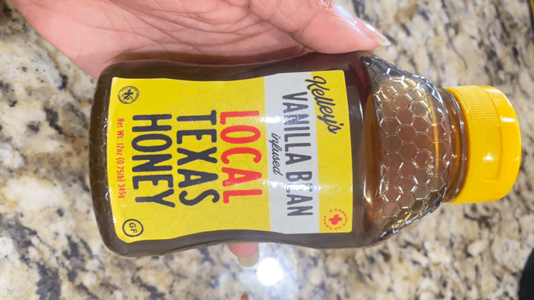 Kelley'S Vanilla Bean Infused Local Texas Honey