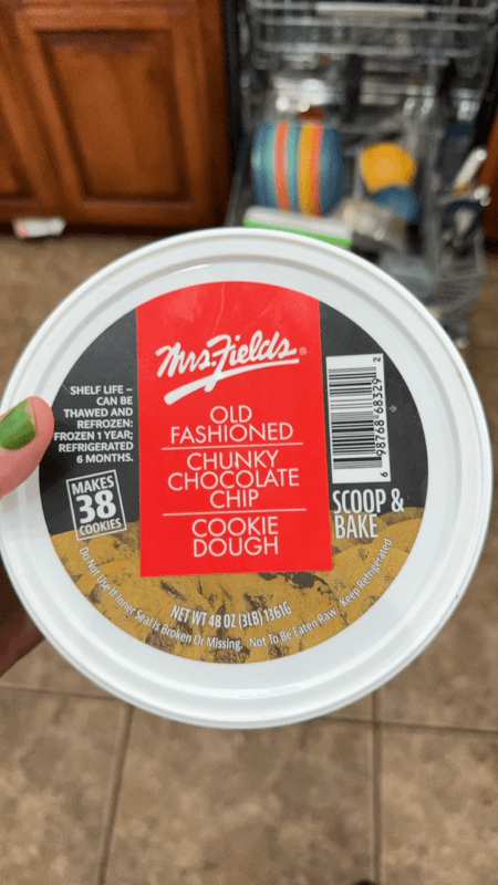 Mrs. Fields Old Fashioned Chunky Chocolate Chip Cookie Dough