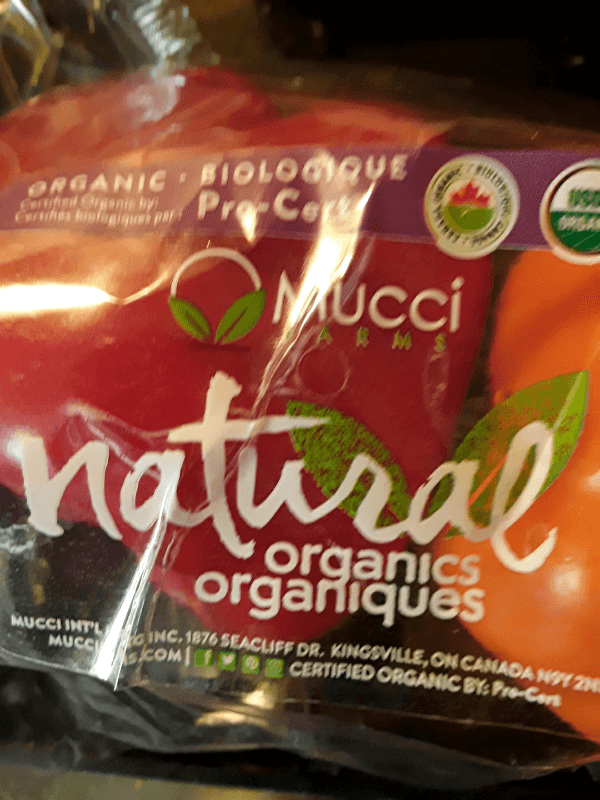 Mucci Farms Natural Organics Sweet Bell Peppers