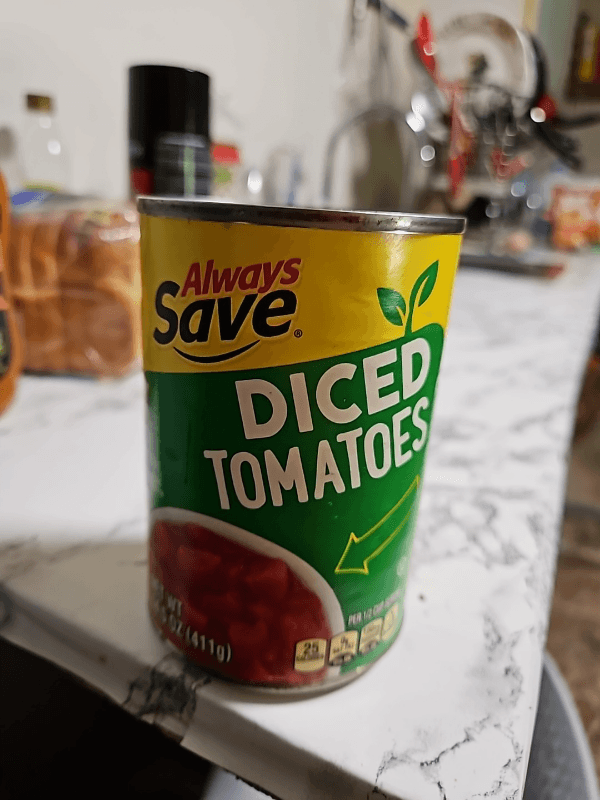 Always Save Diced Tomatoes