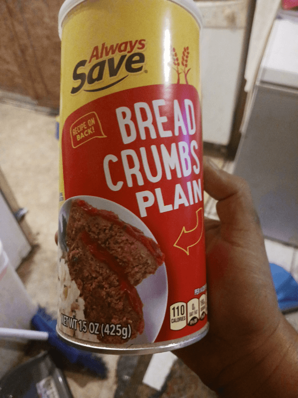 Always Save Plain Bread Crumbs