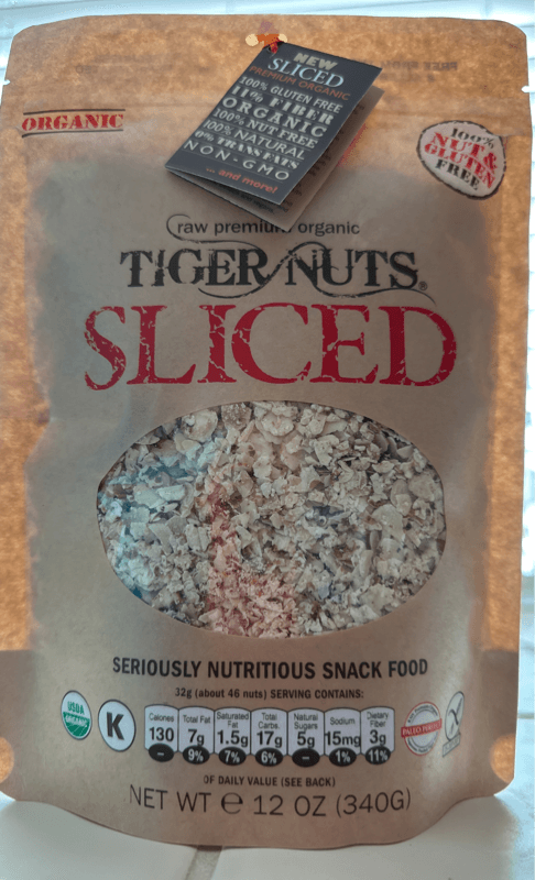 Raw Premium Organic Tiger Nuts Sliced