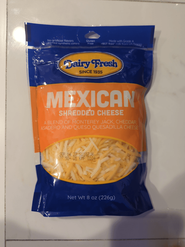 Dairy Fresh Mexican Shredded Cheese