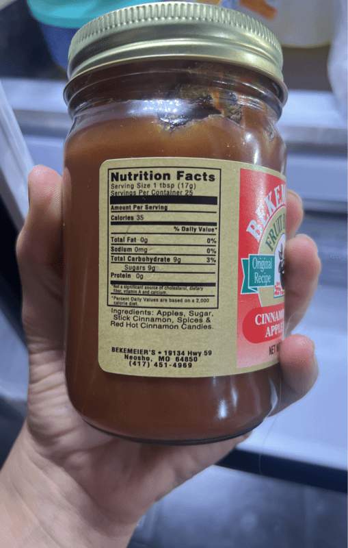 Bekemeier'S Fruit Butter Cinnamon Candy Apple Butter