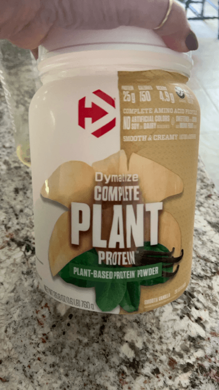 Dymatize Complete Plant Protein Smooth Vanilla Flavor