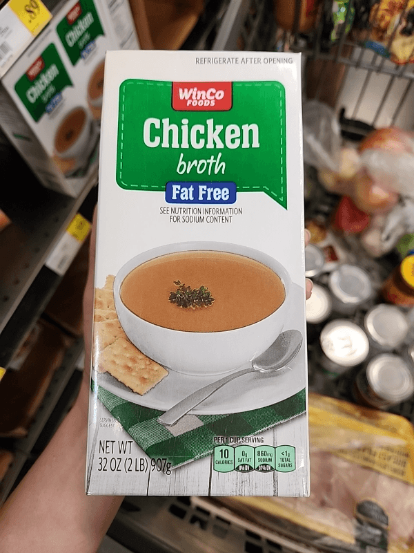 Winco Foods Fat Free Chicken Broth