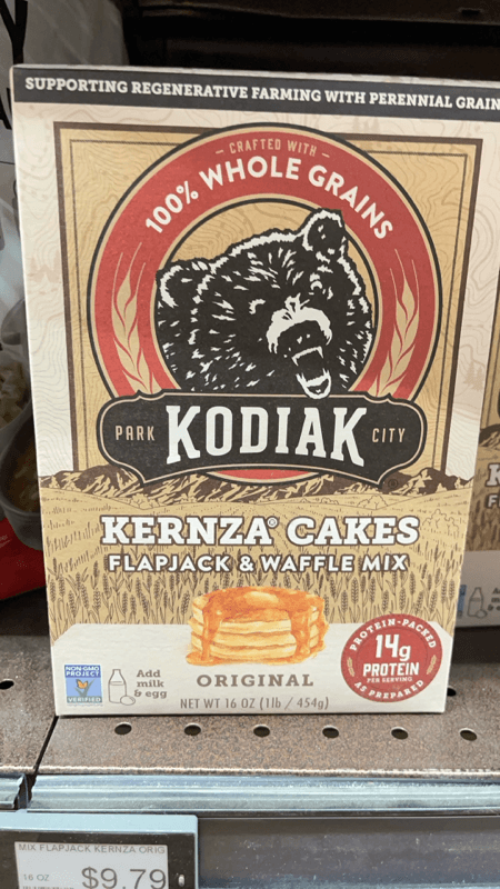 Park City Kodiak Kernza Cakes Flapjack & Waffle Mix Original