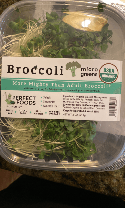 Perfect Foods Broccoli Microgreens