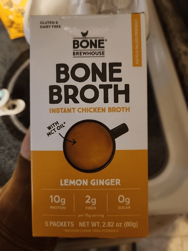 Bone Brewhouse Lemon Ginger Instant Chicken Broth