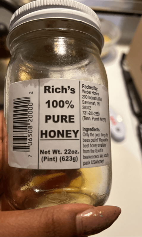 Rich'S 100% Pure Honey