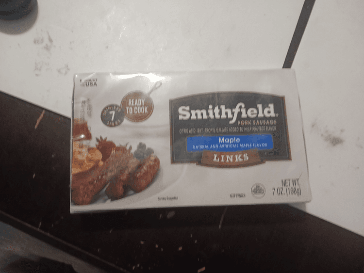 Smithfield Pork Sausage Maple Links