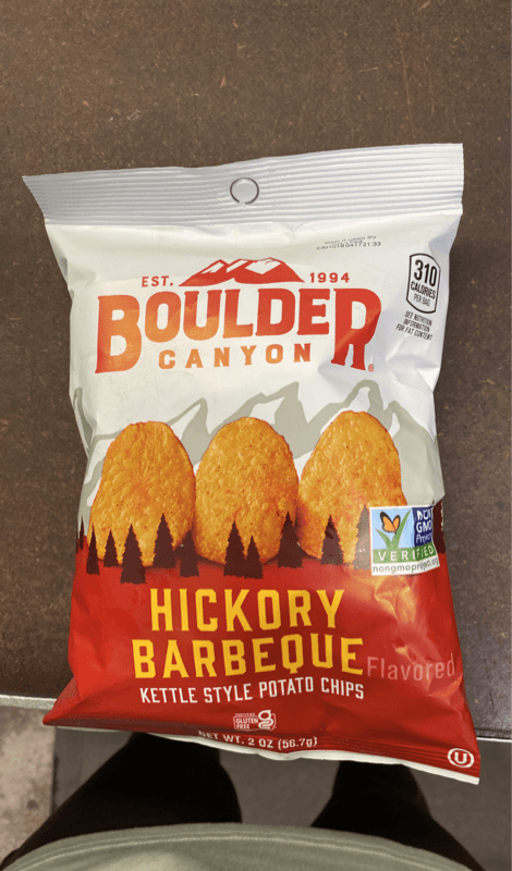 Boulder Canyon Hickory Barbeque Kettle Style Potato Chips