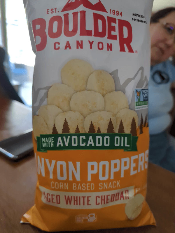 Boulder Canyon Aged White Cheddar Canyon Poppers