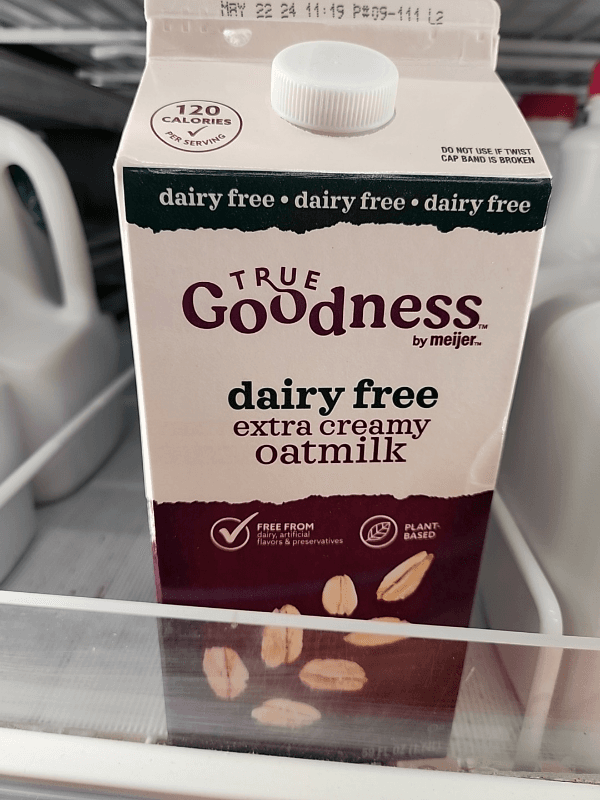 True Goodness By Meijer Dairy Free Extra Creamy Oatmilk