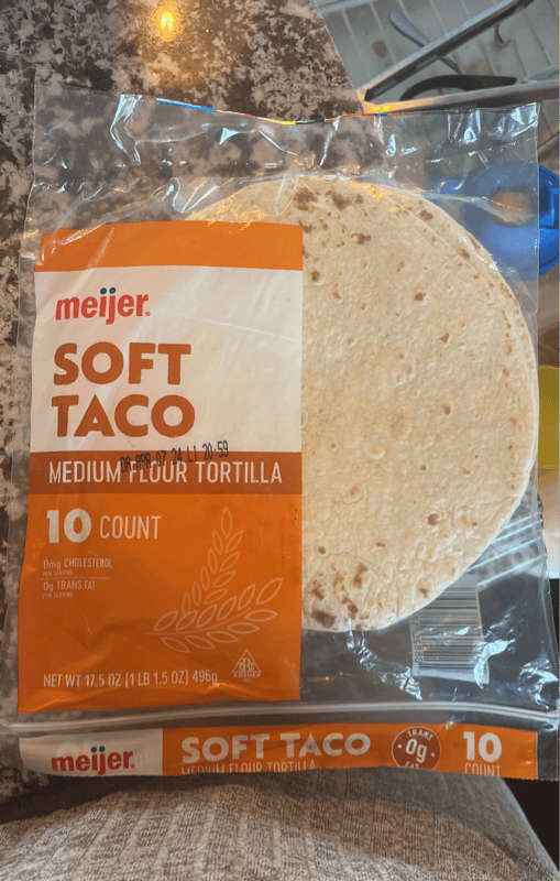 Meijer Soft Taco Medium Flour Tortilla