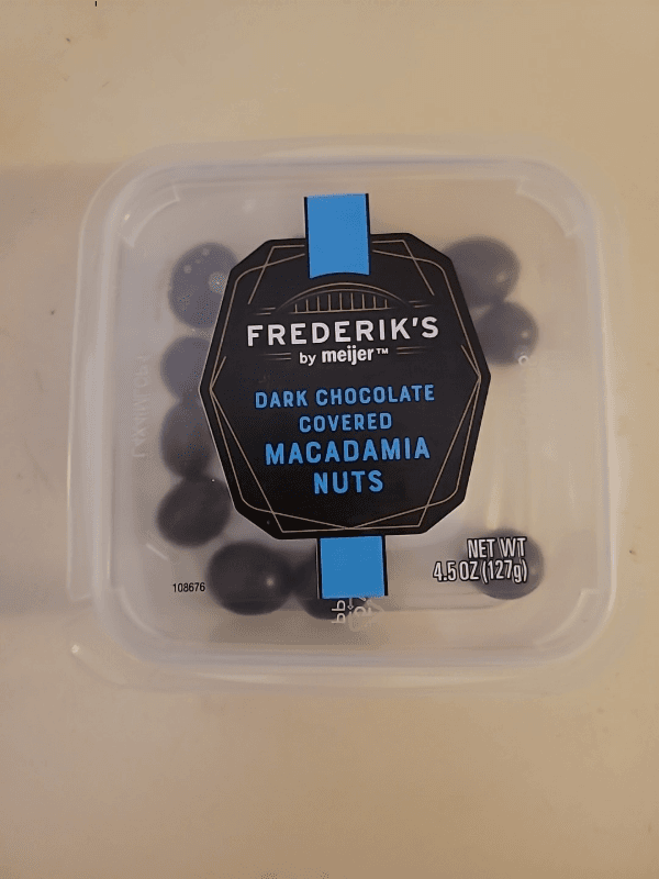 Frederik'S By Meijer Dark Chocolate Covered Macadamia Nuts