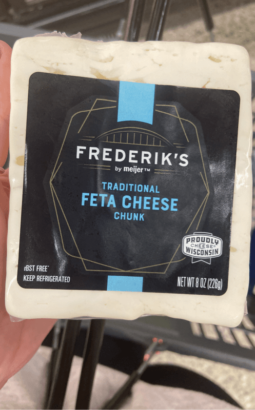 Frederik'S By Meijer Traditional Chunk Feta Cheese