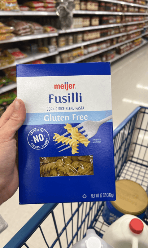 Meijer Fusilli Corn & Rice Blend Pasta Gluten Free
