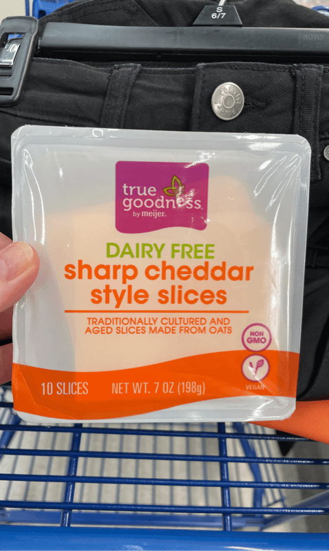 True Goodness By Meijer Dairy Free Sharp Cheddar Style
