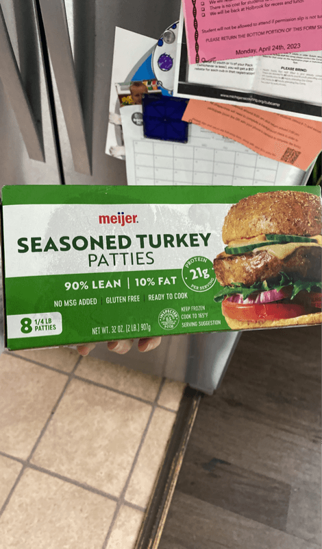 Meijer Seasoned Turkey Patties