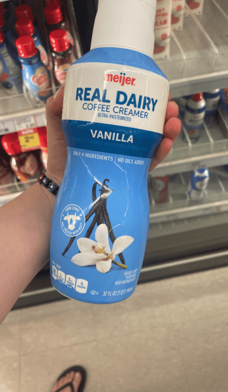 Meijer Real Dairy Vanilla Coffee Creamer