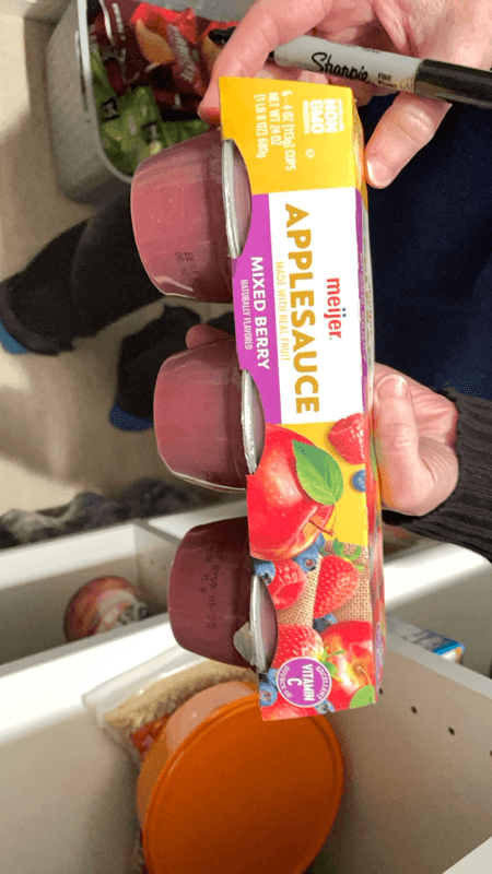 Meijer Applesauce Mixed Berry
