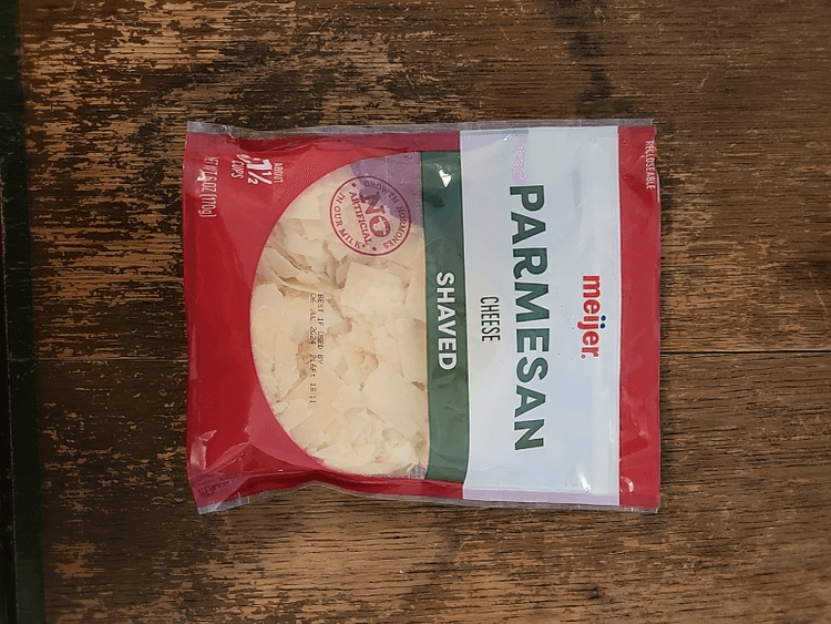 Meijer Shaved Parmesan Cheese