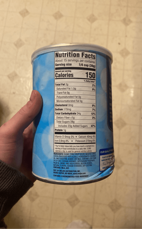 Meijer Milk Chocolate Hot Cocoa Drink Mix