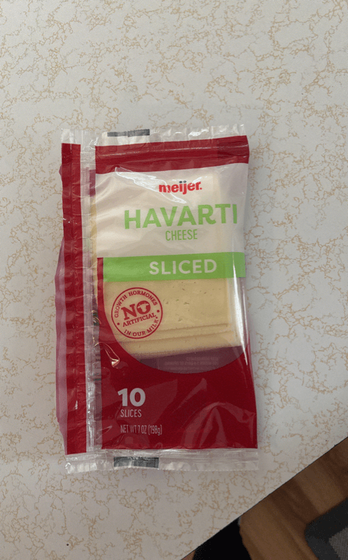 Meijer Havarti Cheese Sliced