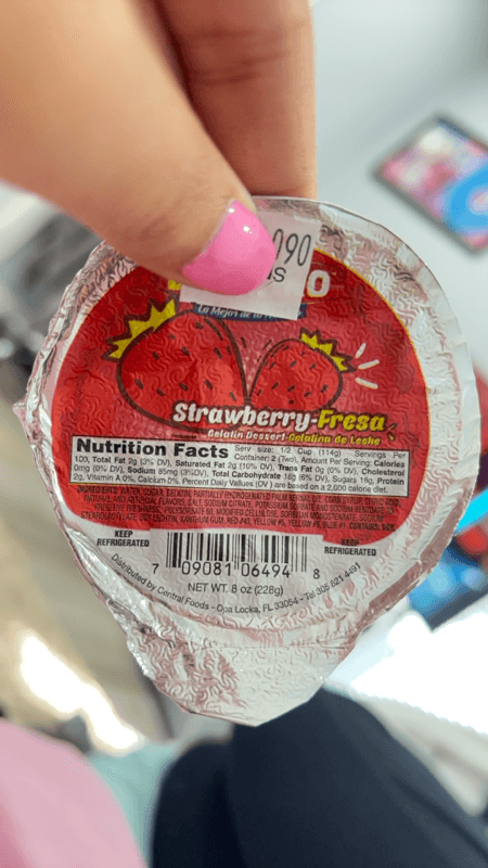 Strawberry Gelatin Dessert
