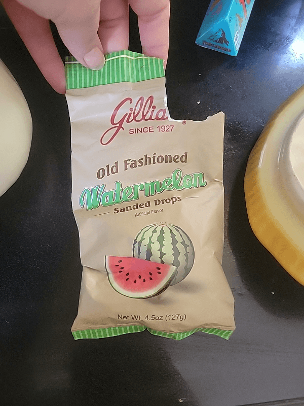 Gilliam Old Fashioned Watermelon Sanded Drops