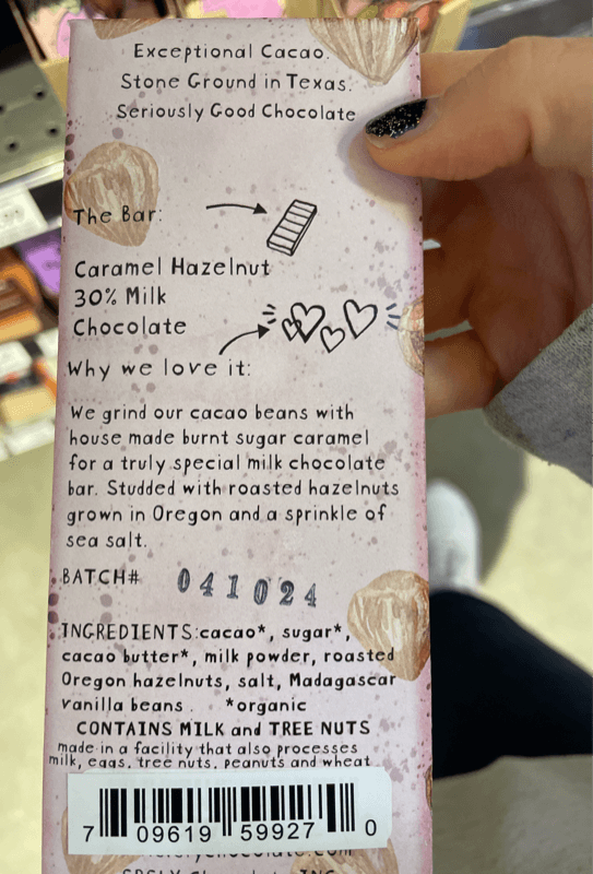 Srsly Chocolate Caramel Hazelnut 30% Milk Chocolate Bar