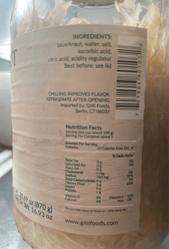 Polish Farms Sauerkraut