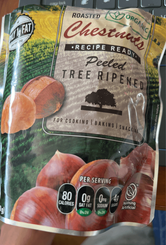 Gefen Organic Peeled Roasted Chestnuts