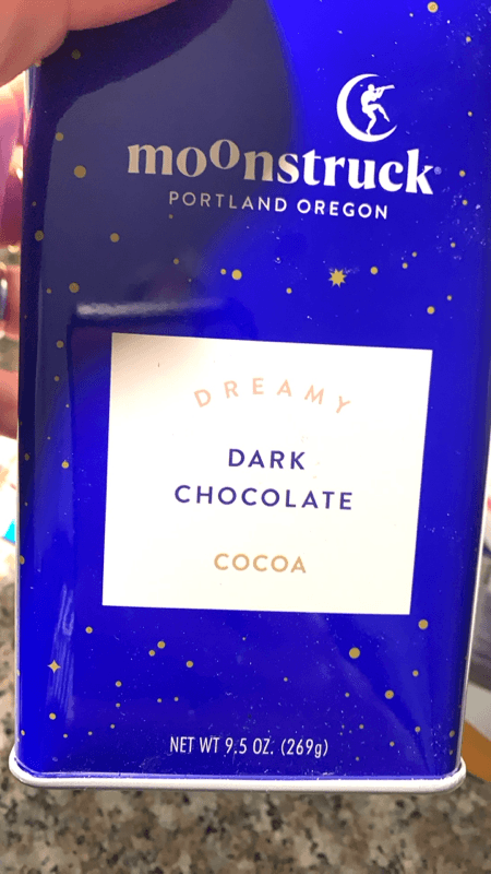 Moonstruck Dreamy Dark Chocolate Cocoa