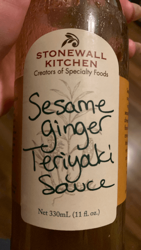 Stonewall Kitchen Sauce Marinade & Dipping Sesame Ginger Teriyaki