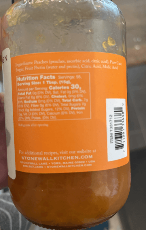 Stonewall Kitchen Peach Jam